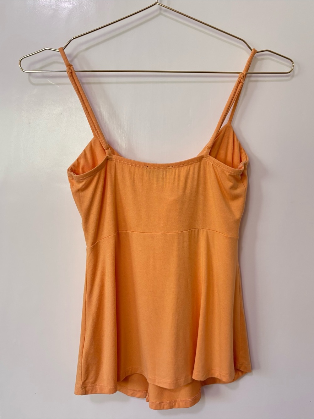Dynamite| Orange Twist-Front Warm Weather Knit Cami Tank Top Sz S - Picture 4 of 6